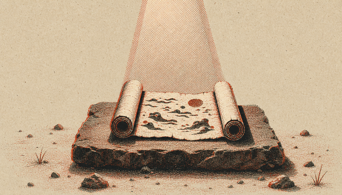 Ancient scroll representing the Stoic origin of voluntary discomfort practice