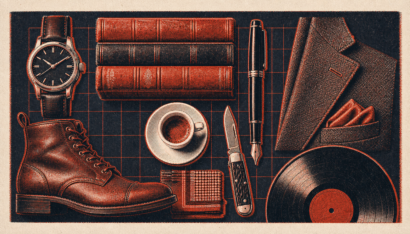 Catalogued status objects representing aesthetic signaling in performative masculinity