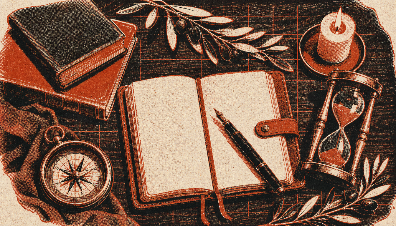 Stoic reflection objects illustrating mental discipline in how to build real confidence as a man