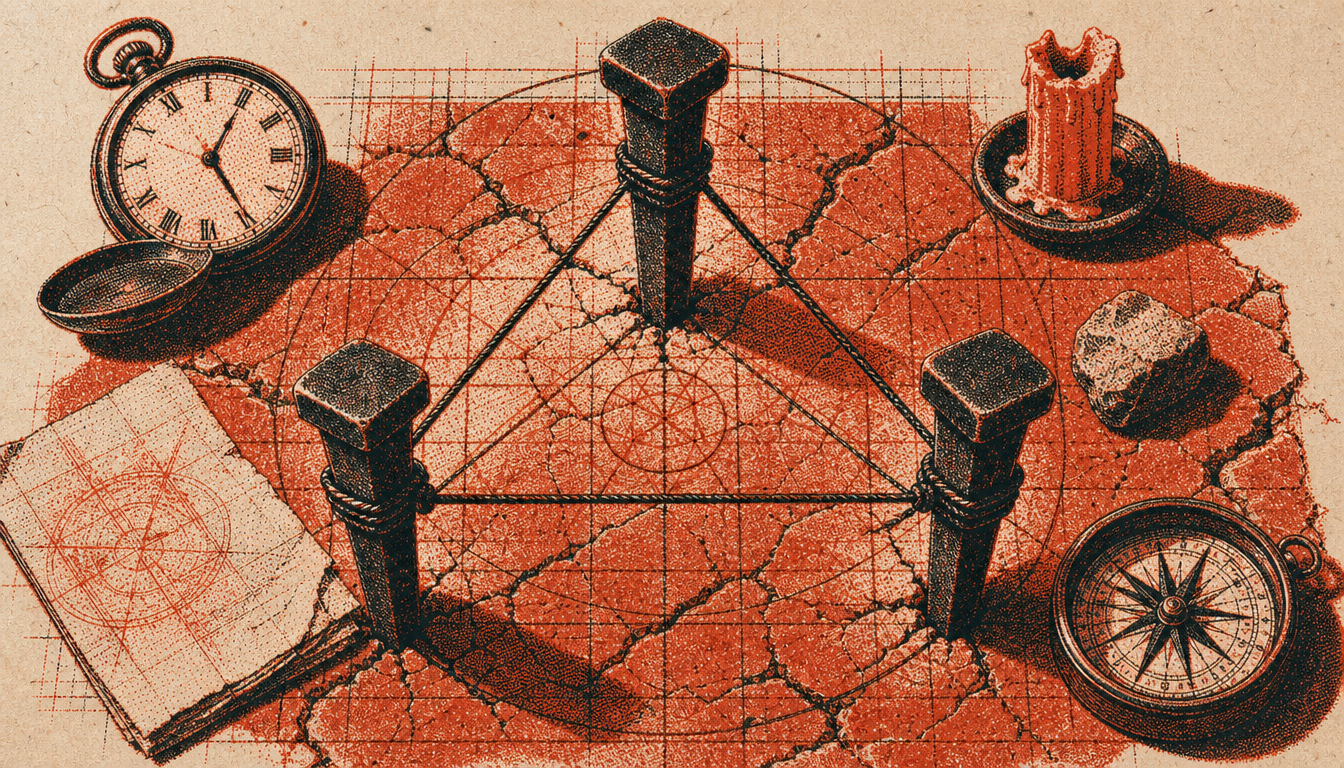 Three anchors diagram representing daily structure for how to stop being lazy and undisciplined