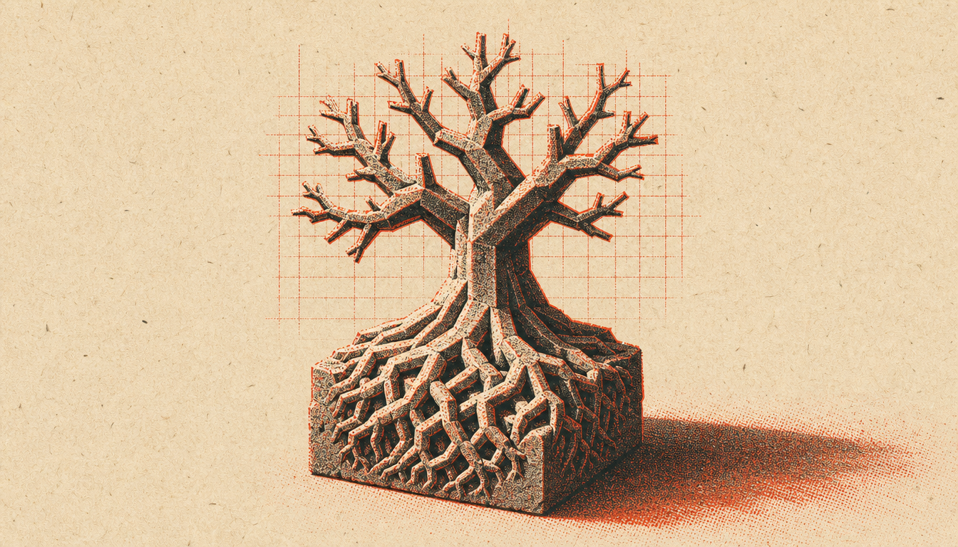 What is memento mori and legacy symbolized by a carved stone tree