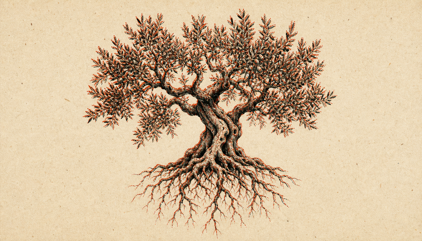 Olive tree symbolizing the lasting legacy at the heart of inner citadel stoicism